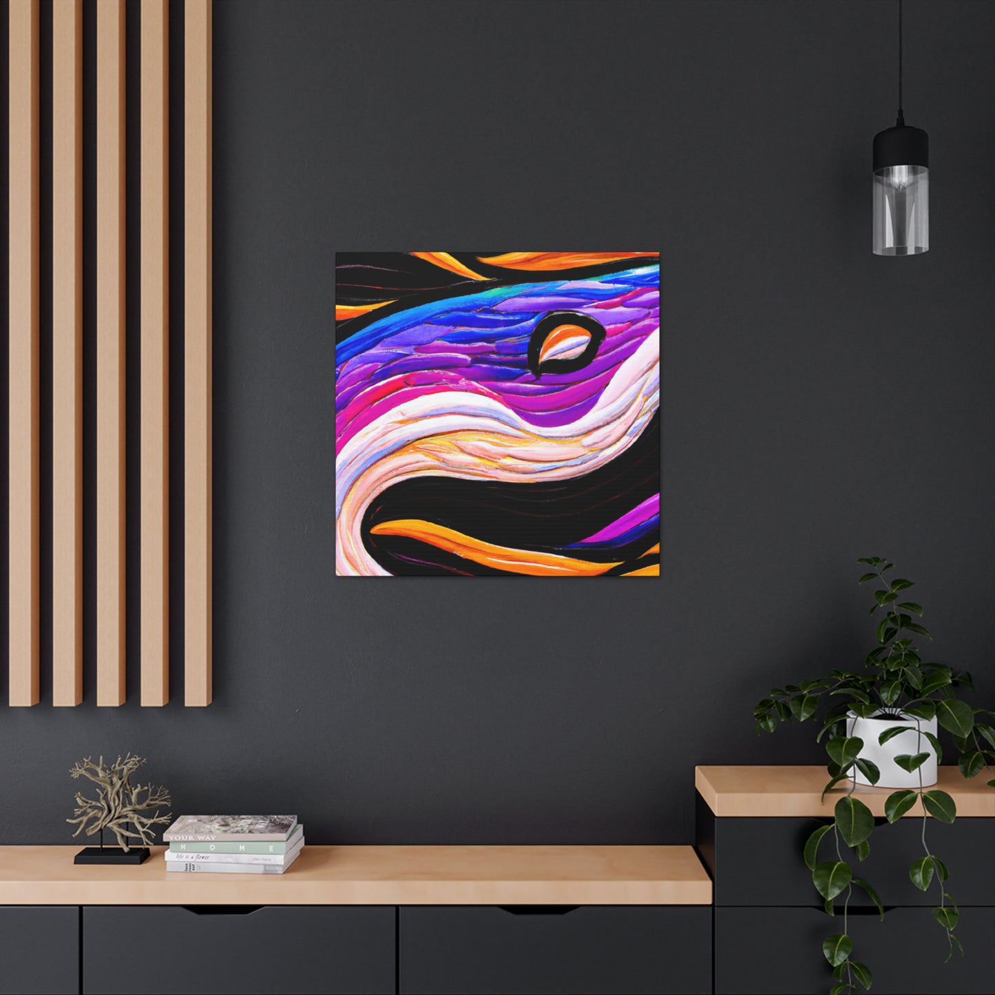 "Eel Art Deco Dream" - Canvas