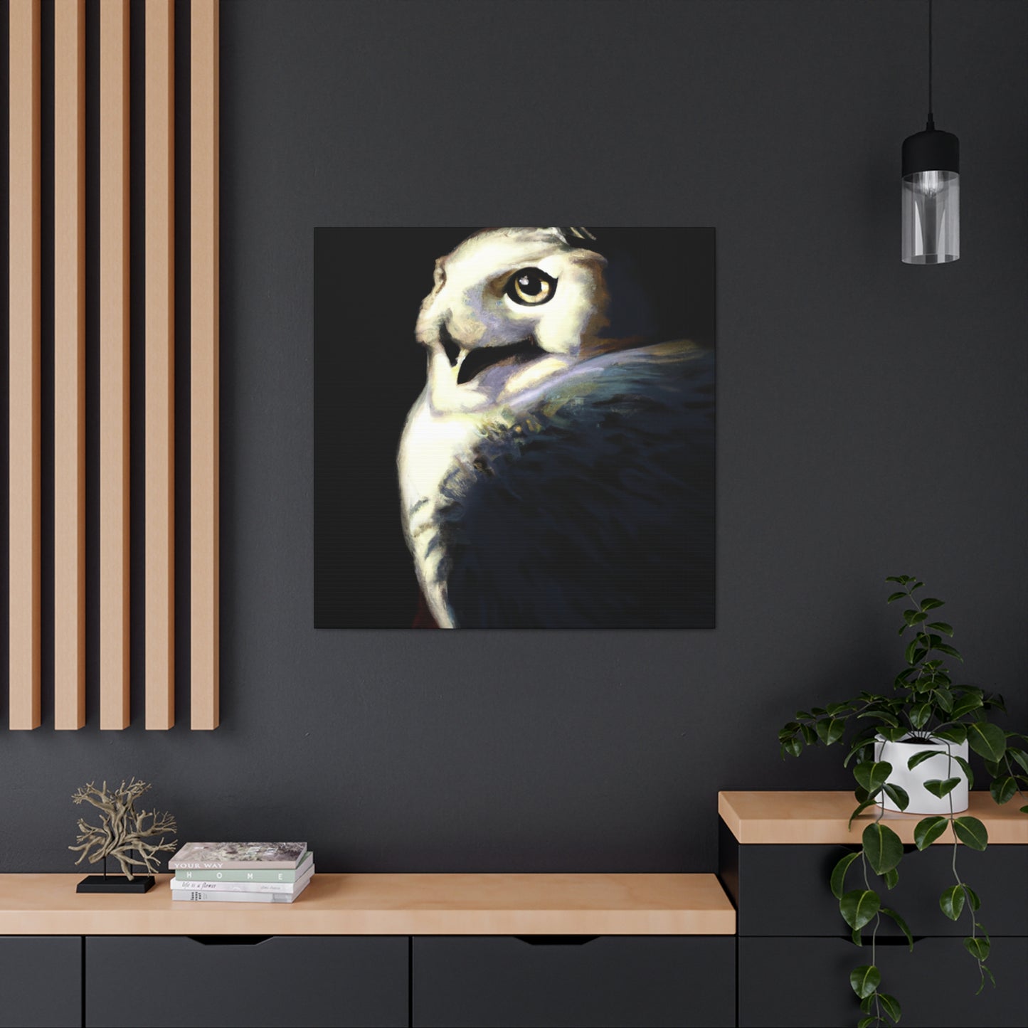 Snowy Owl Surreality - Canvas