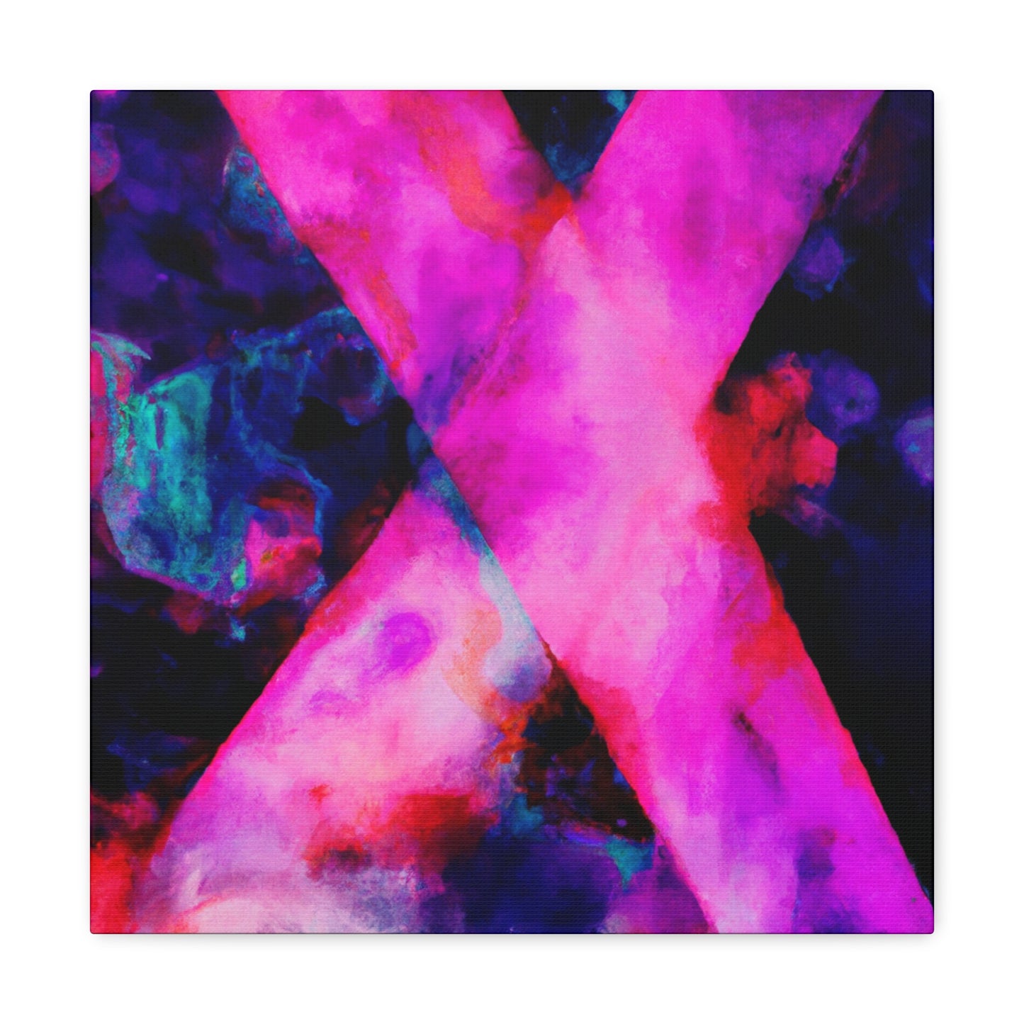 "X in Abstraction Form" - Canvas