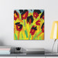 Tulips Abandoned Expressionism - Canvas