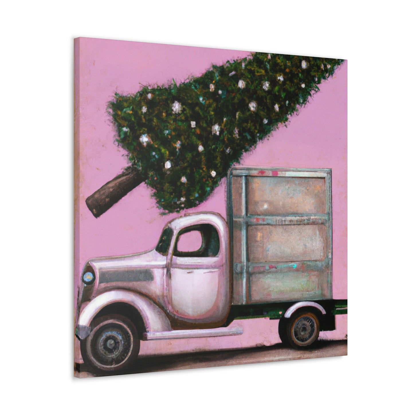 Vintage Christmas Delivery - Canvas