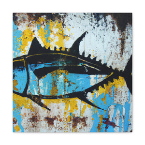 Tuna in Moonlight Illumination - Canvas