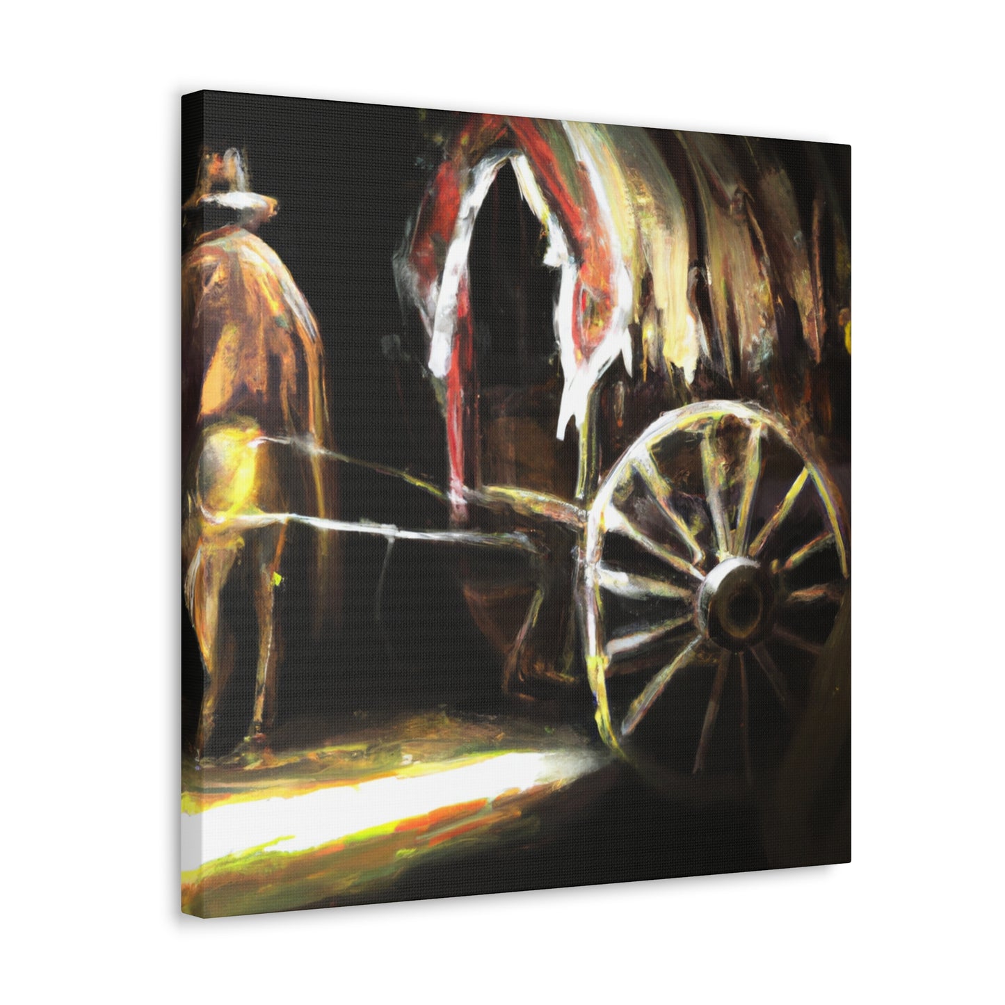 "Chuck Wagon Splendor" - Canvas