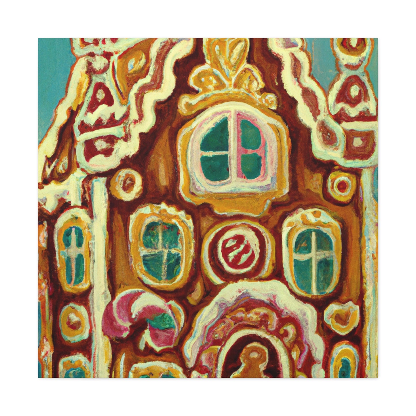 Gingerbread Palace Splendour - Canvas