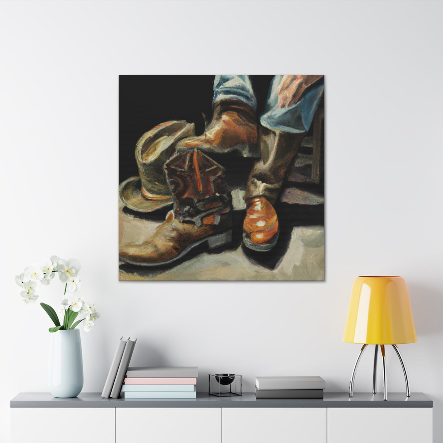 Boots in Realism Style - Canvas