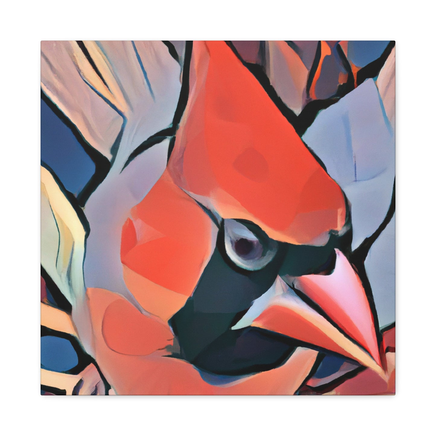 "Northern Cardinal Splendor" - Canvas