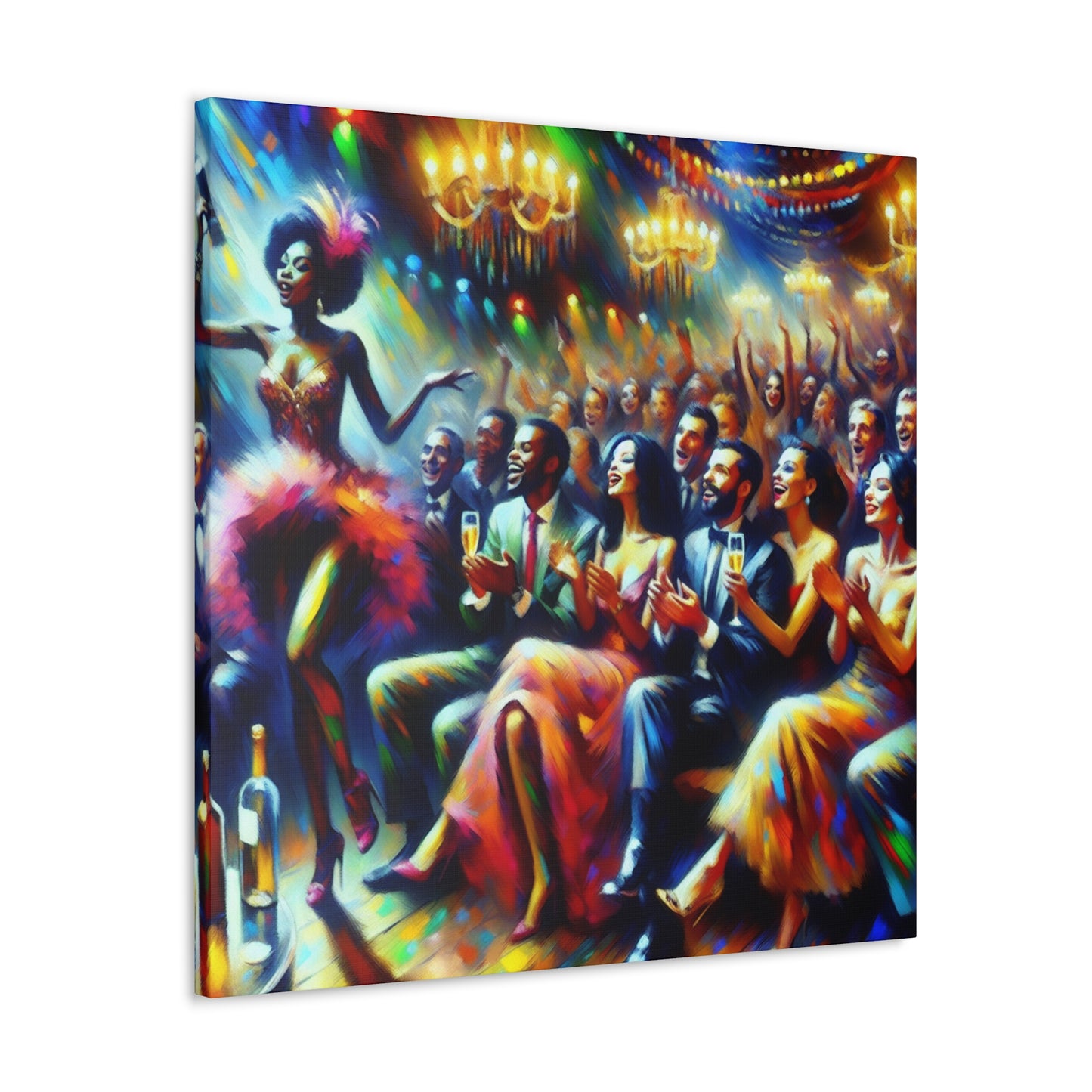 "Enigmatic Cabaret Extravaganza" - Canvas