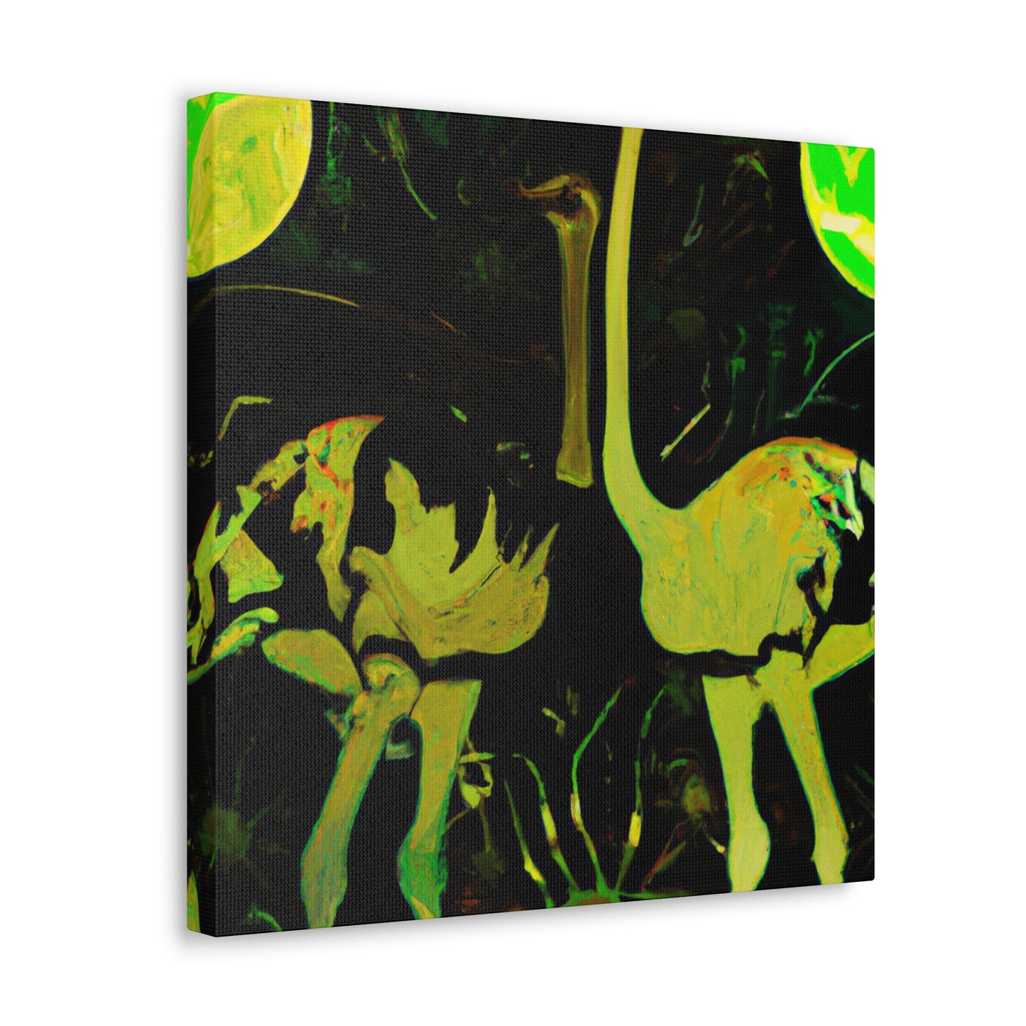 "Ostrich of Art Nouveau" - Canvas