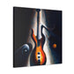 "Bass Strings in Flight" - Canvas