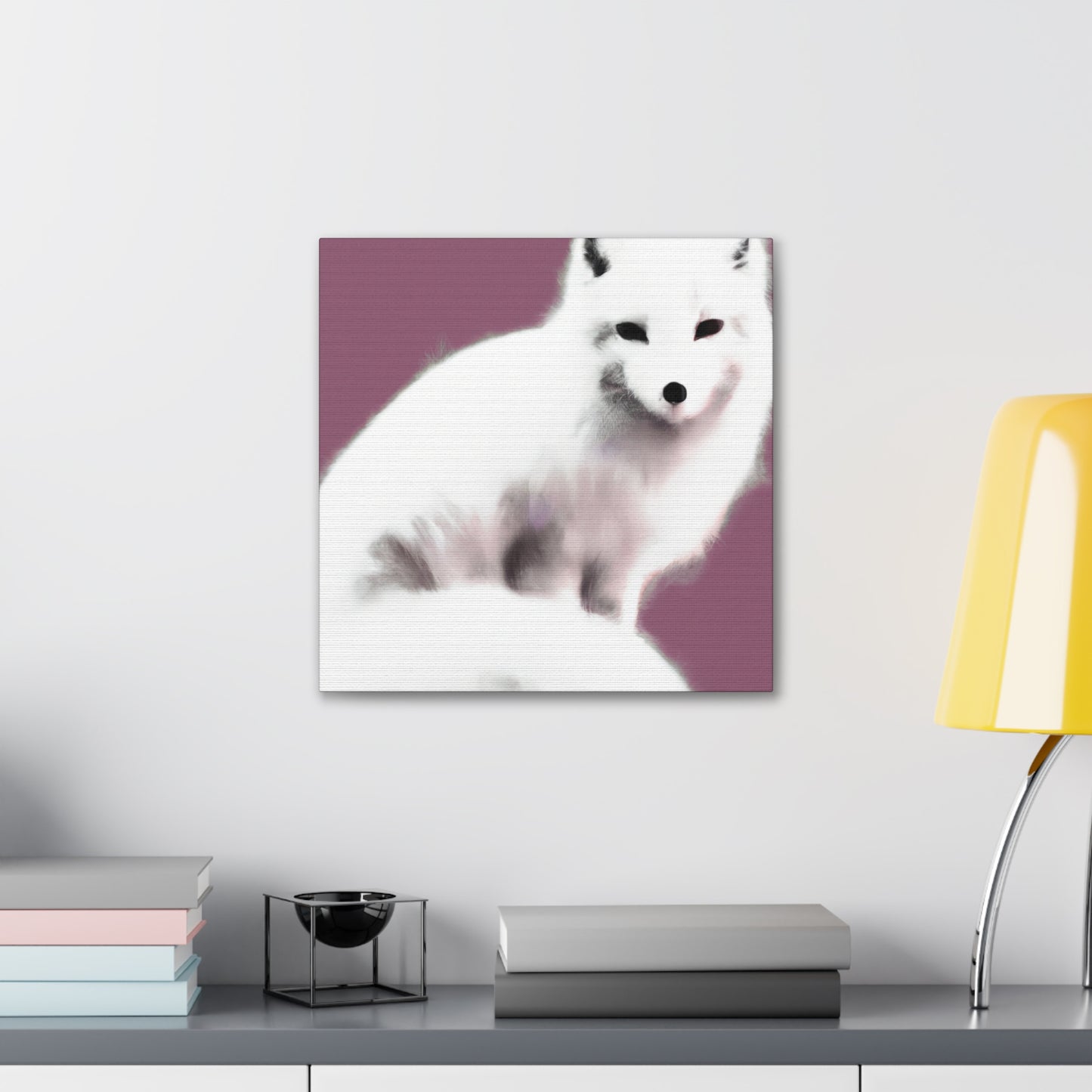 Arctic Fox Duo Bliss - Canvas