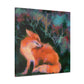 Dhole in Impressionism - Canvas