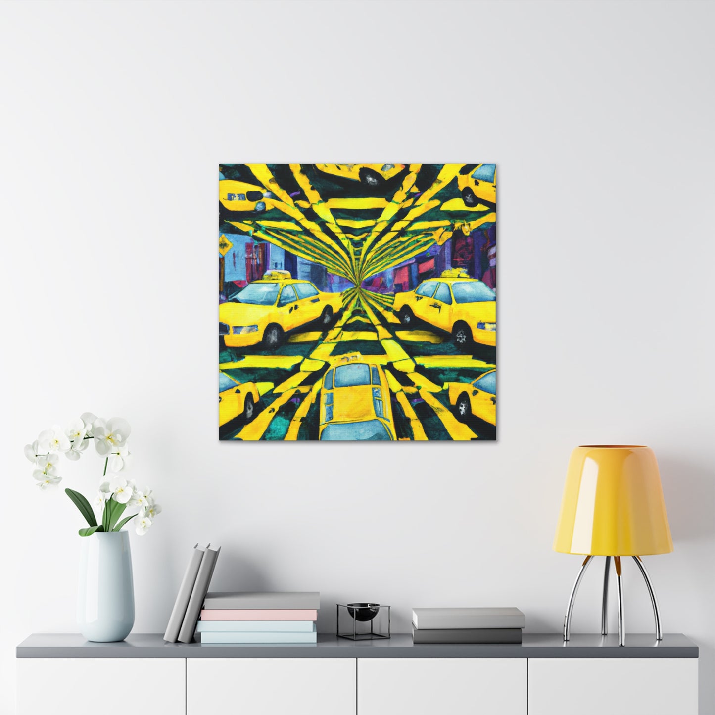 "Taxi Ride Home" - Canvas