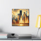 "Enchanted Urban Elegance" - Canvas