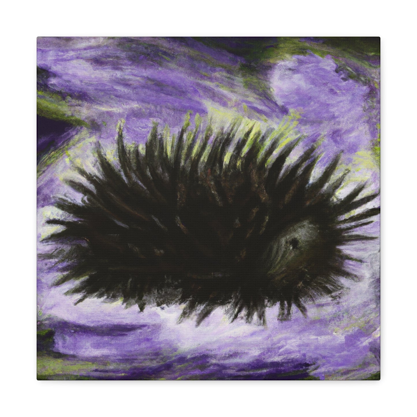 "Sea Urchin Embrace Ebb" - Canvas