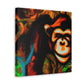 Chimp's Whimsical Adventure - Canvas