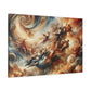 Gilded Harmonious Tapestry - Canvas