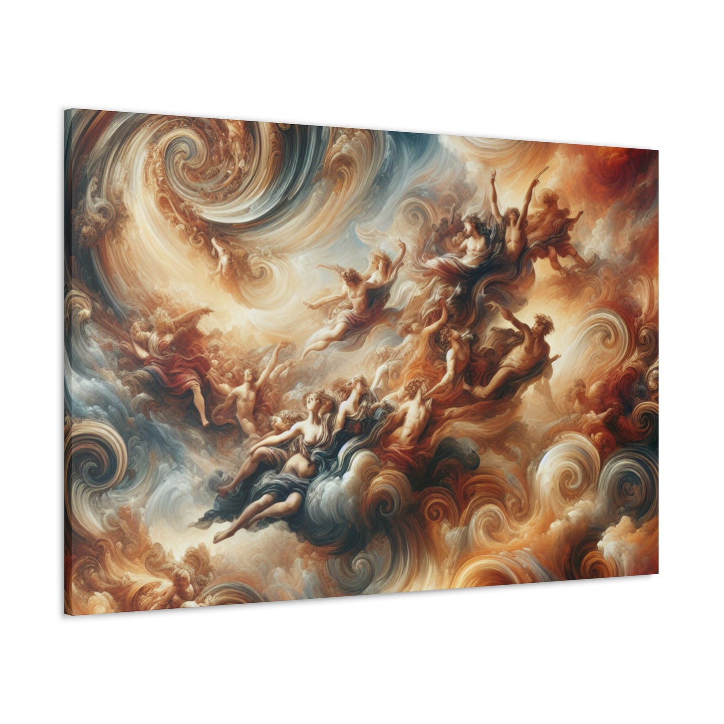 Gilded Harmonious Tapestry - Canvas