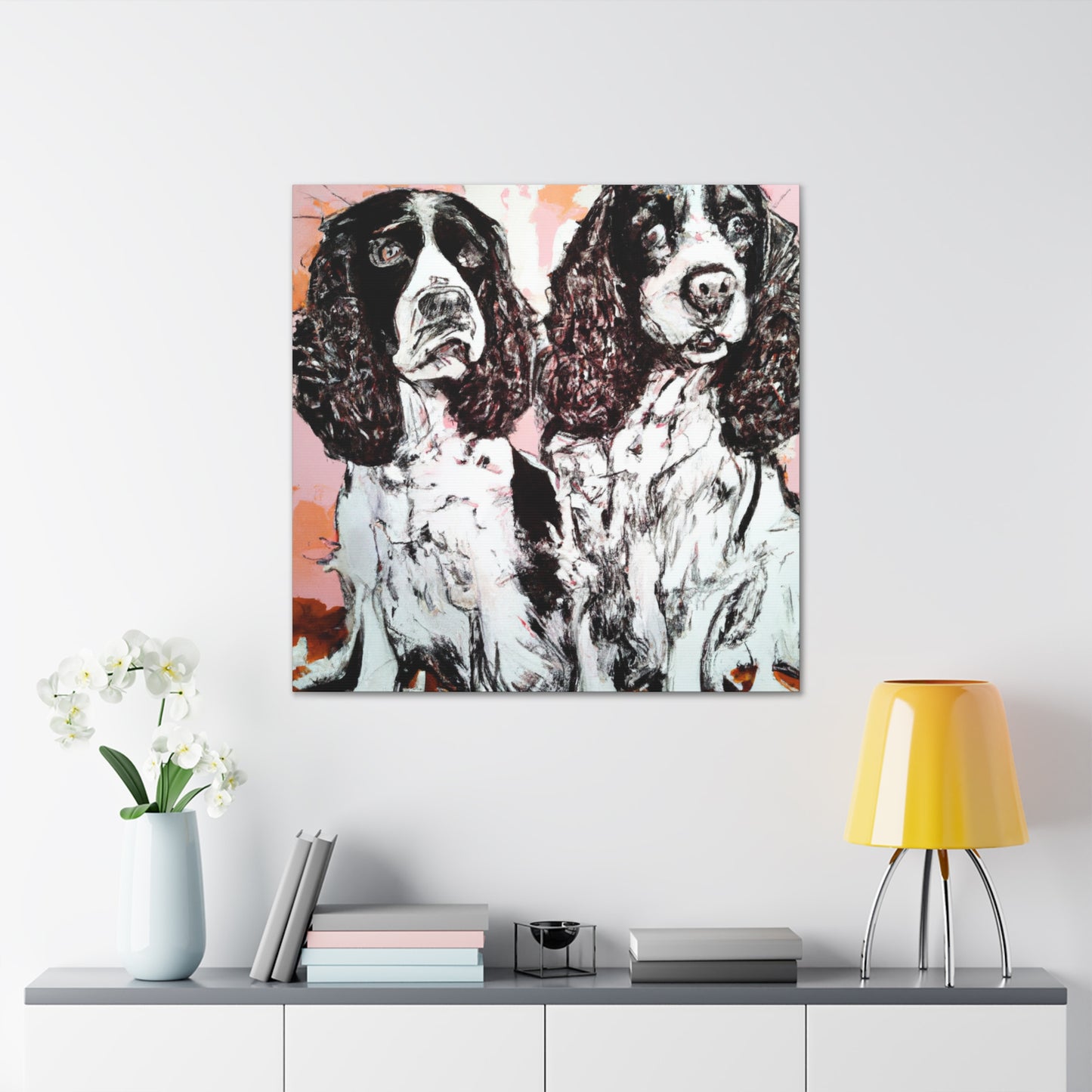 "Spaniel of the Streets" - Canvas