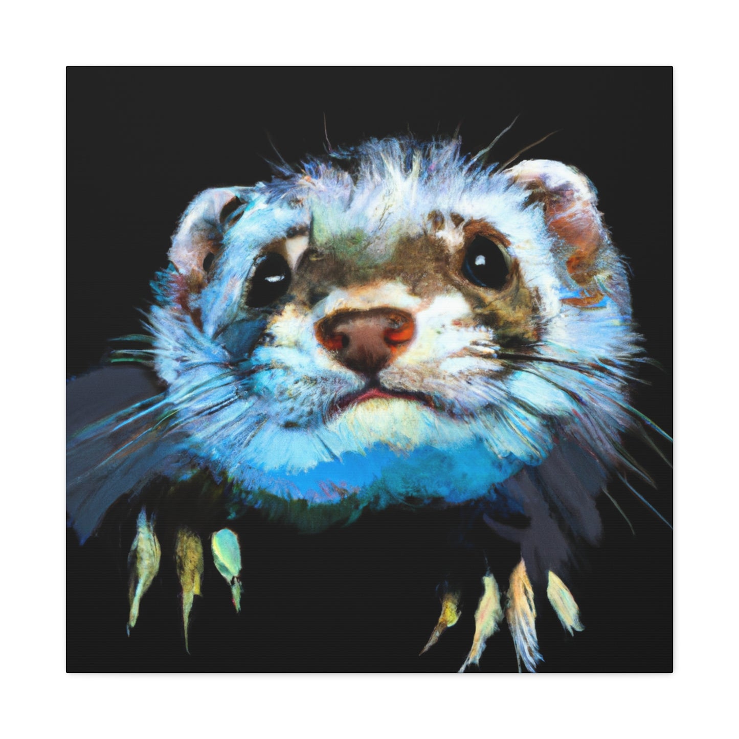 Ferret in Flux - Canvas