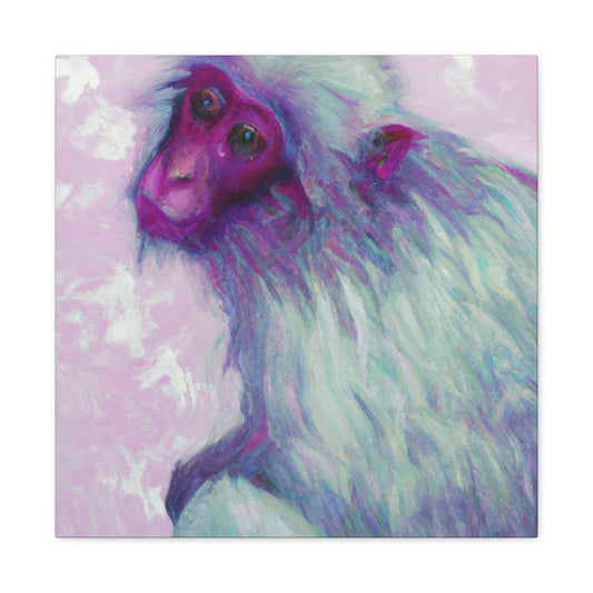 "A Japanese Macaque Dream" - Canvas