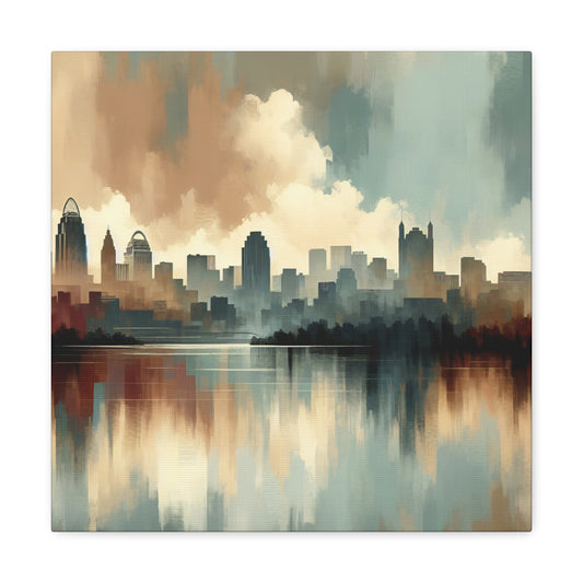 "Cincy Serenity Unveiled" - Canvas