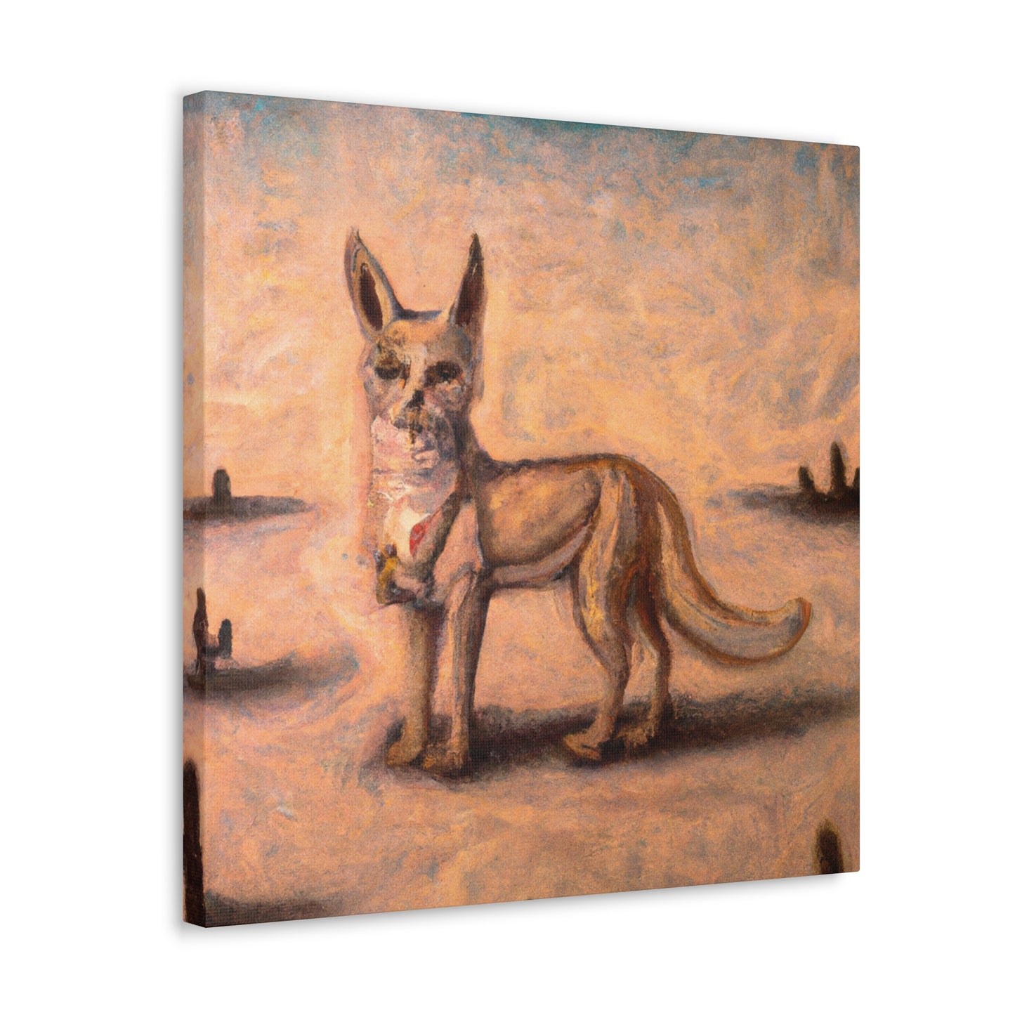 "Coyote in Renaissance". - Canvas