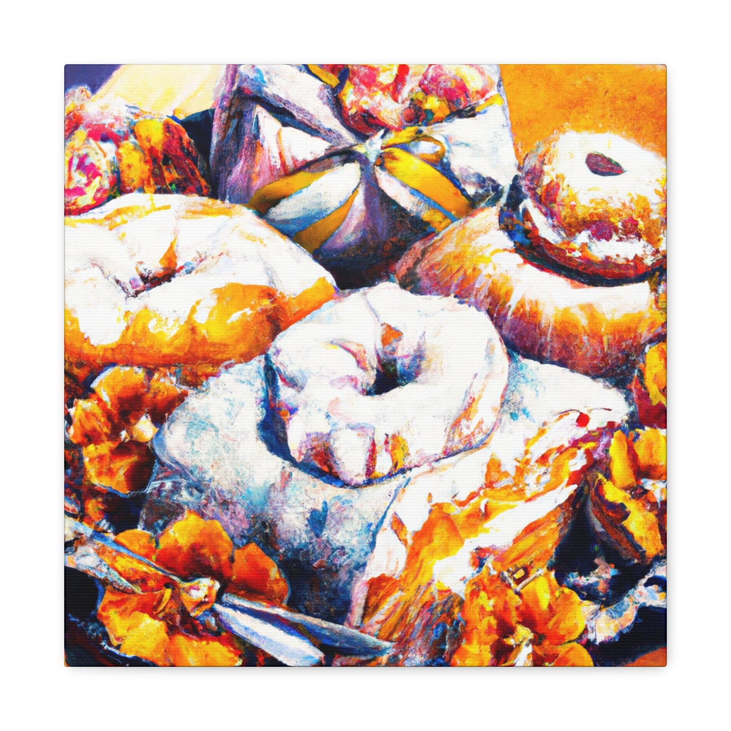 "Sugary Art Noveau Pastries" - Canvas