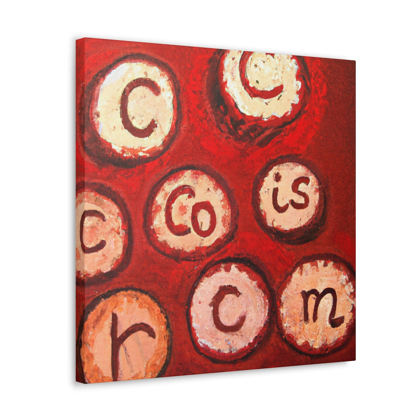 "Corked Wine Pattern" - Canvas