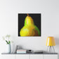 Pear in Metallic Gold - Canvas