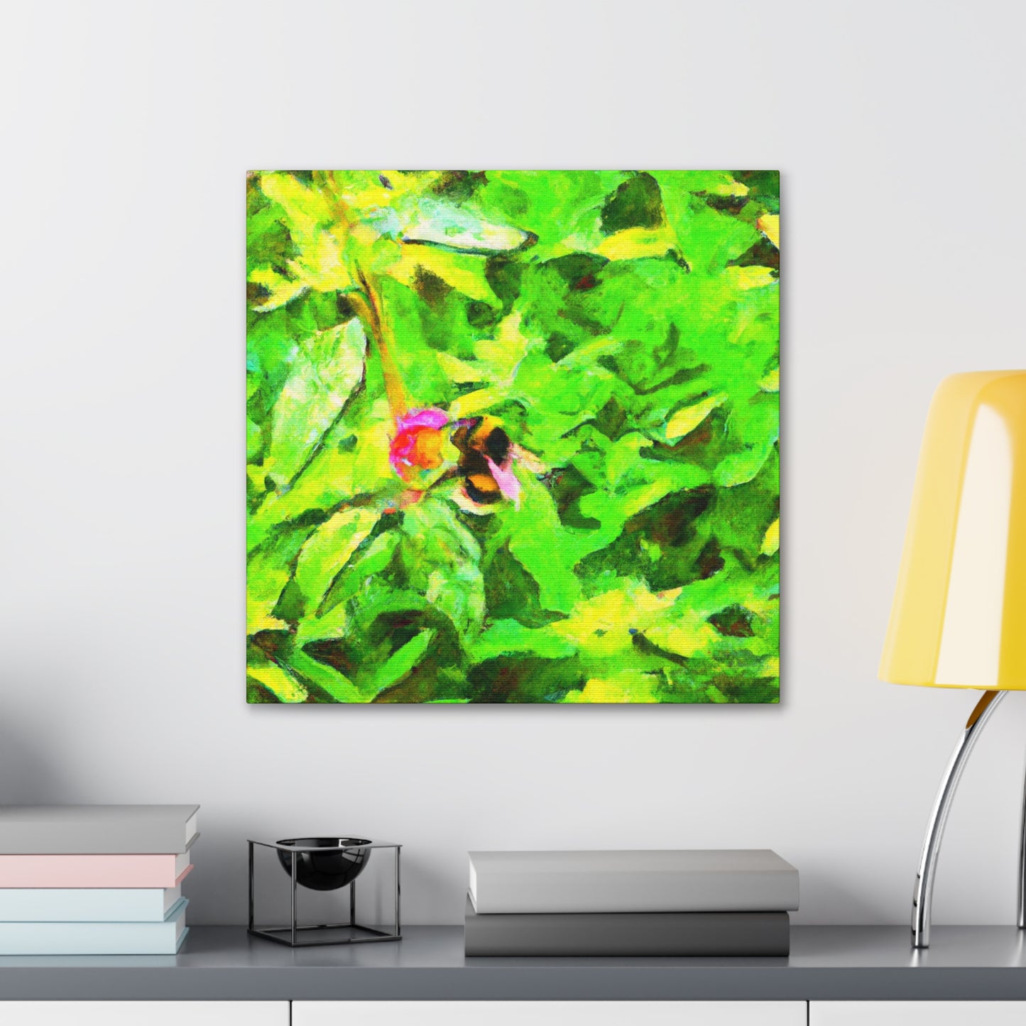 Bumblebee In Impressionism - Canvas