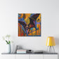 "Indian Flying Fox Flight" - Canvas