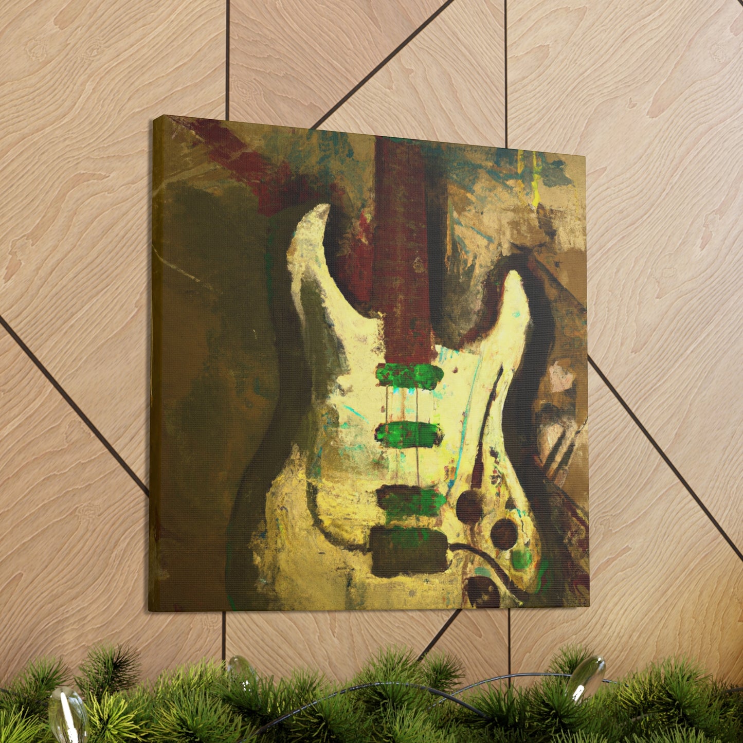 Electric Guitar Masterpiece - Canvas