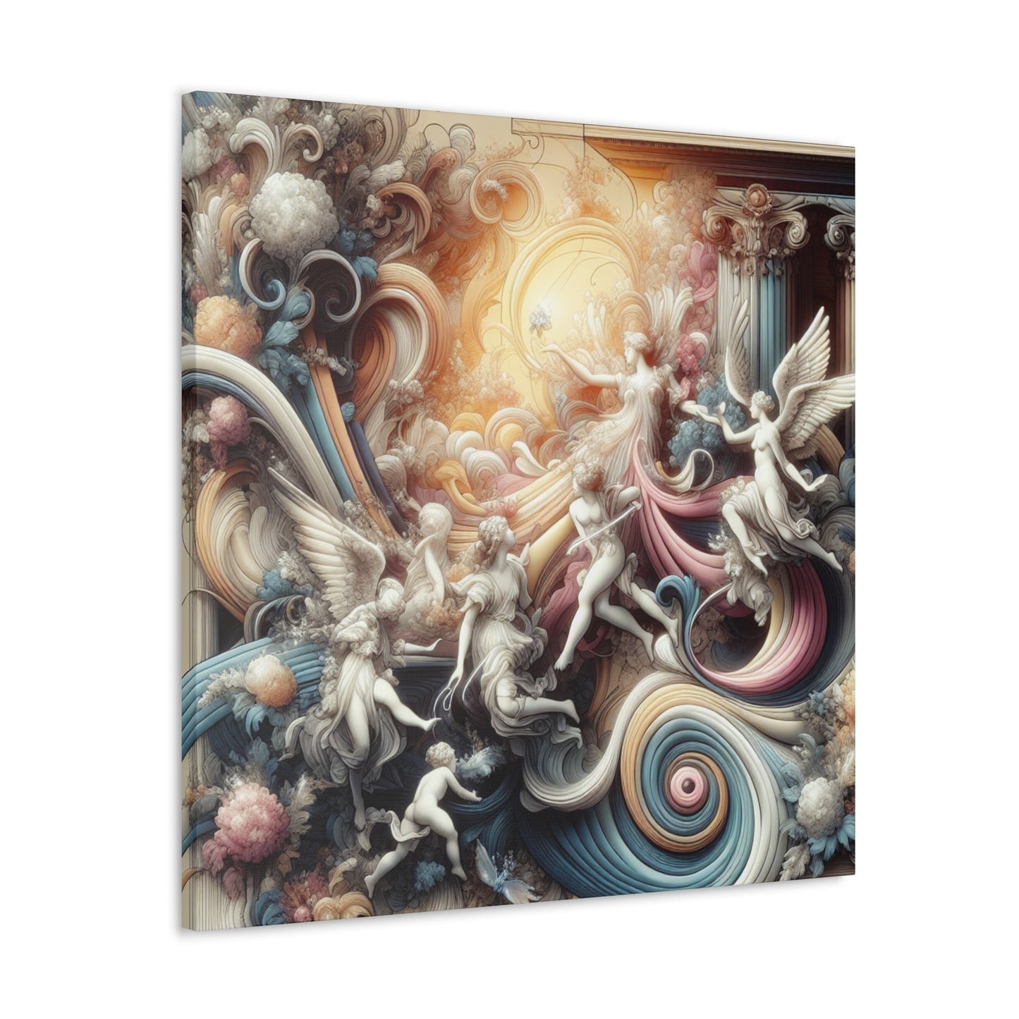 Whimsical Dance of Elegance - Canvas