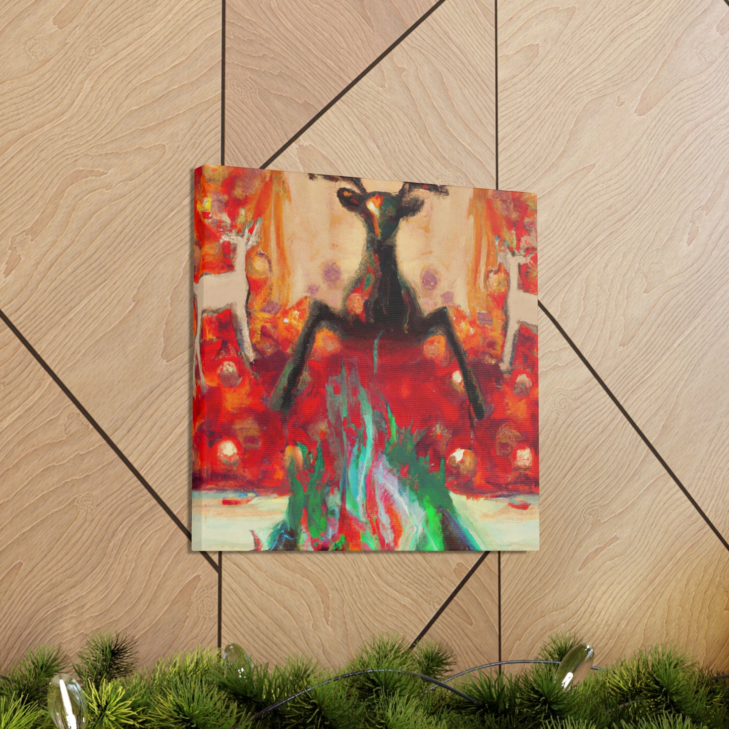 "Reindeer in Surreality" - Canvas