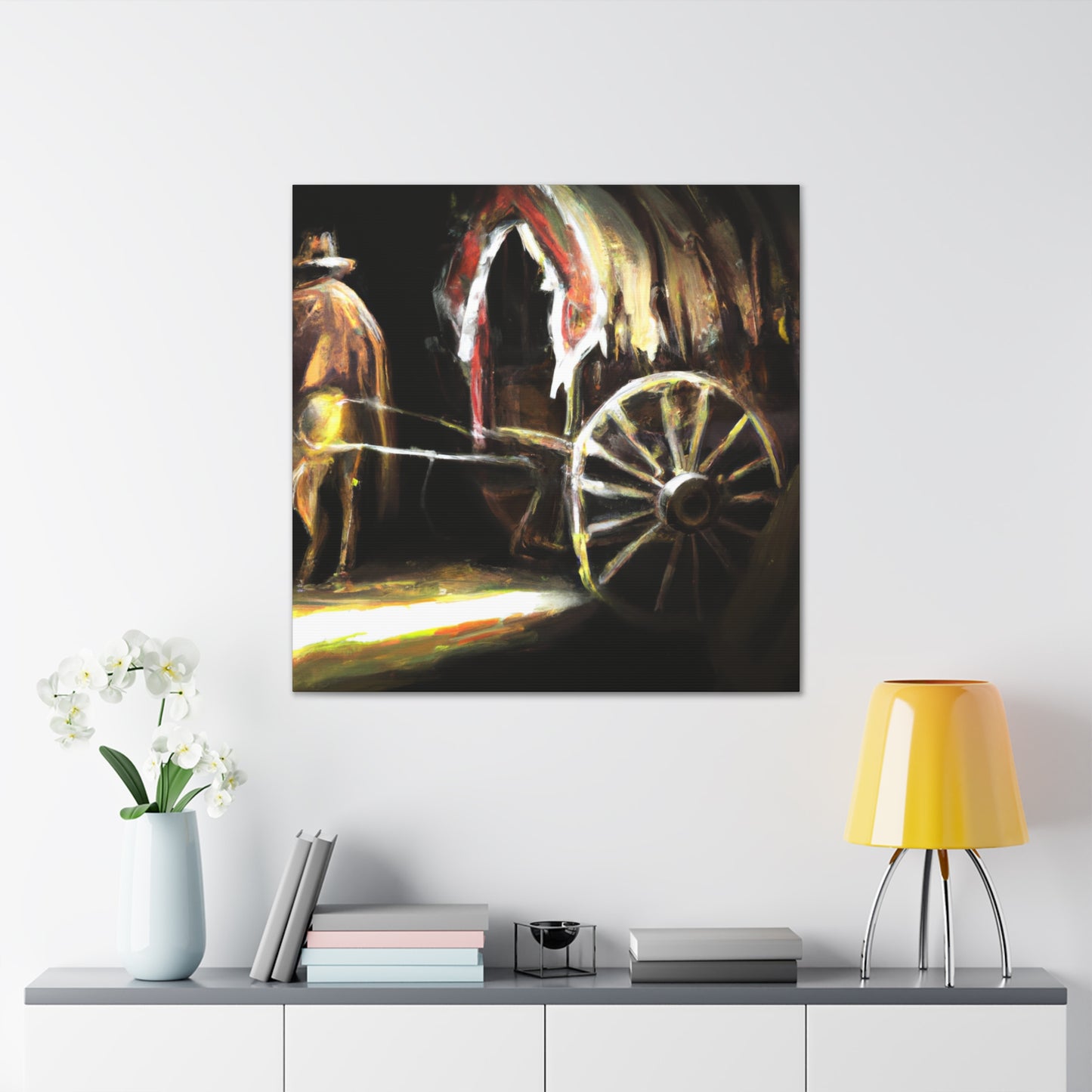 "Chuck Wagon Splendor" - Canvas