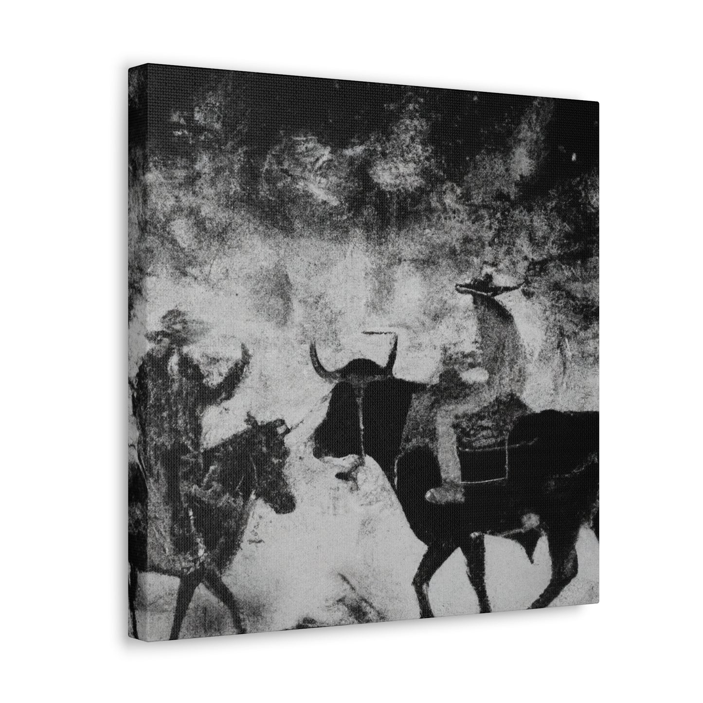 Cattle Riding Milkmaids - Canvas