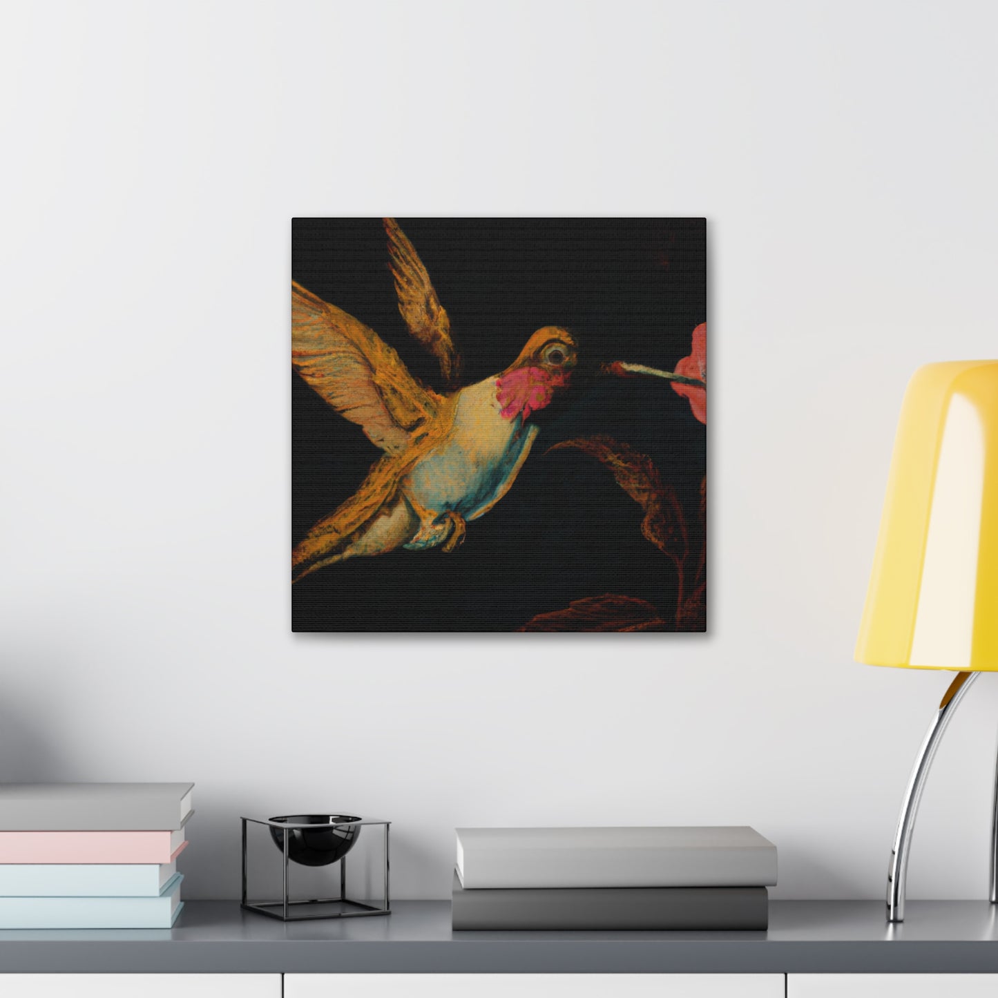 "Ruby-throated Hummingbird" - Canvas