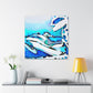 "Jet Skiing Retreats" - Canvas