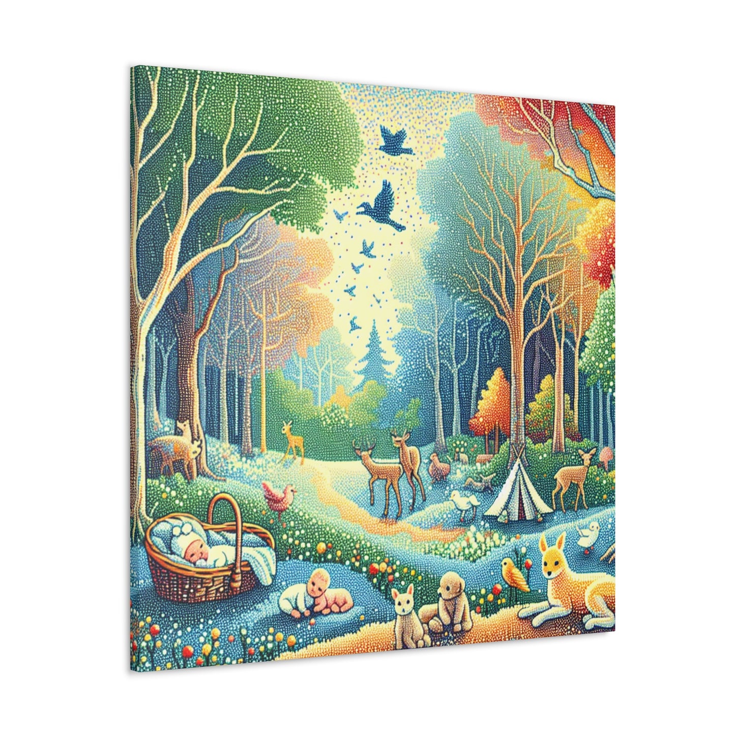 Whispering Woodland Serenity - Canvas