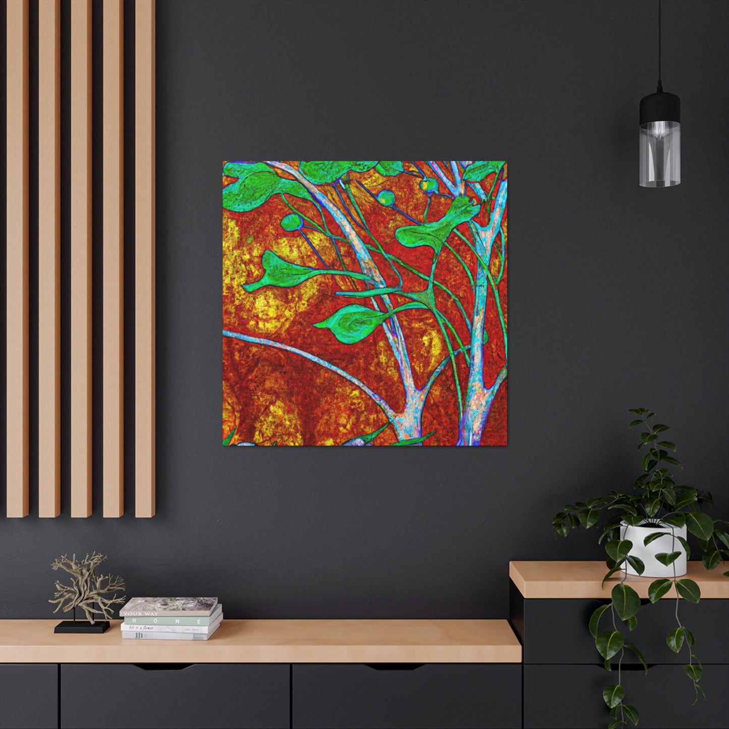 "Dogwood in Art Nouveau" - Canvas