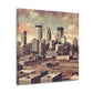 Urban Magnificence Unveiled - Canvas