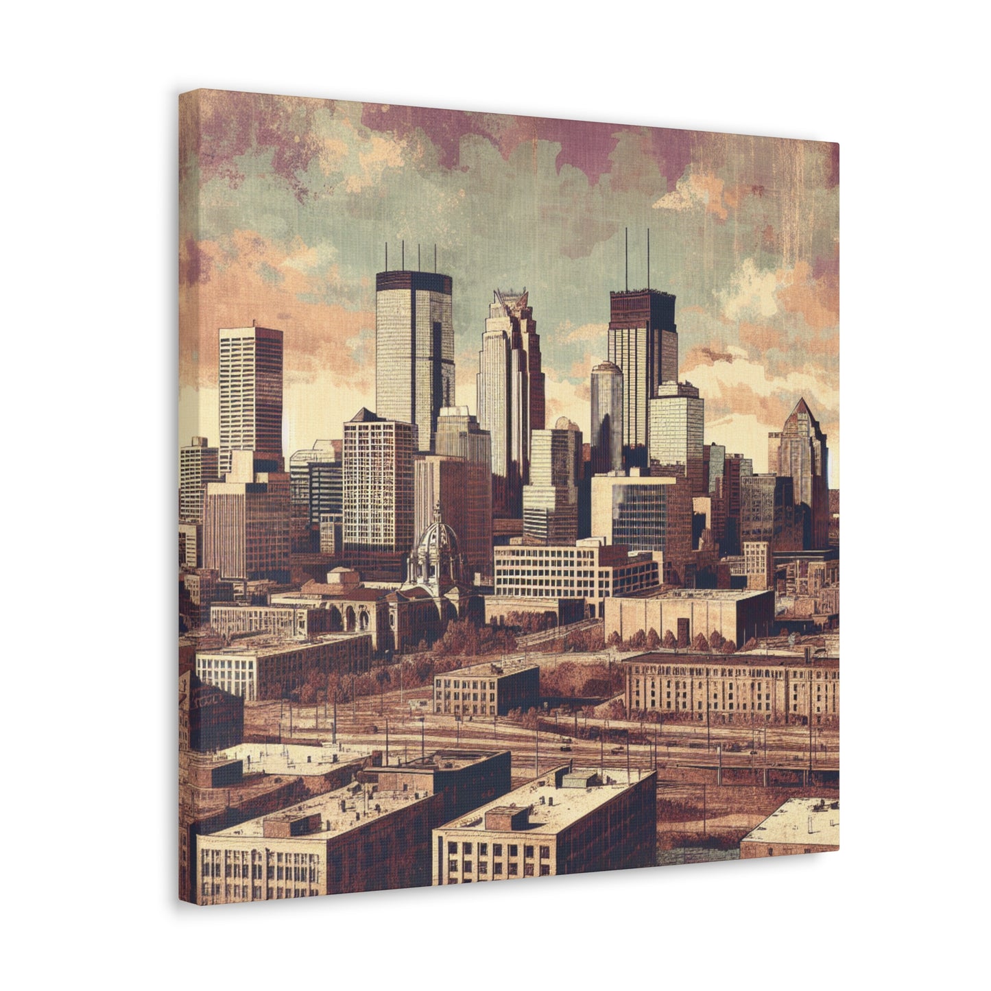 Urban Magnificence Unveiled - Canvas