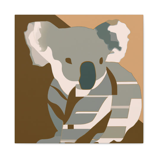 "Koala in Art Deco" - Canvas