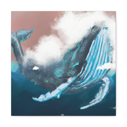 Humpback Whale Collage - Canvas