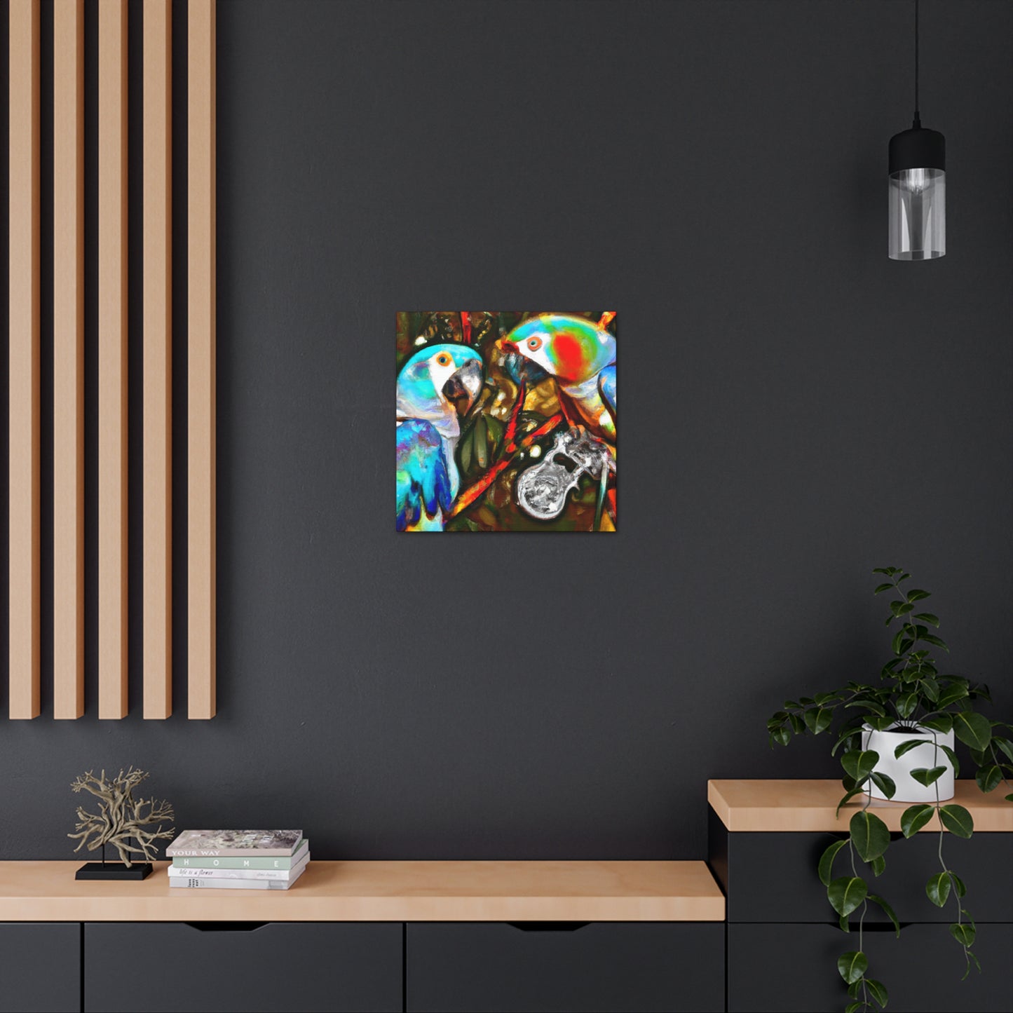 Macaws in Dreamland - Canvas