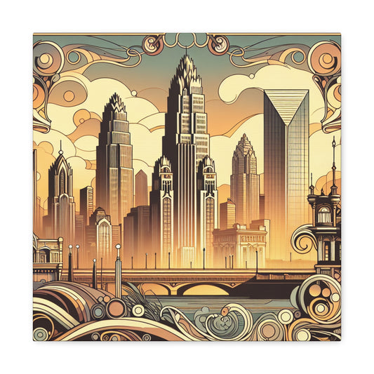 "Charlotte's Flourishing Elegance" - Canvas