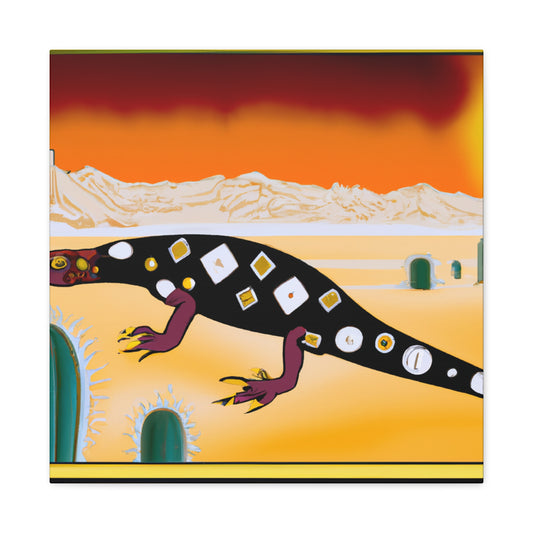 "Gila Monster Glamour" - Canvas