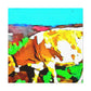 Jersey Cow Expressionism - Canvas