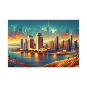 Golden Horizon of California - Canvas