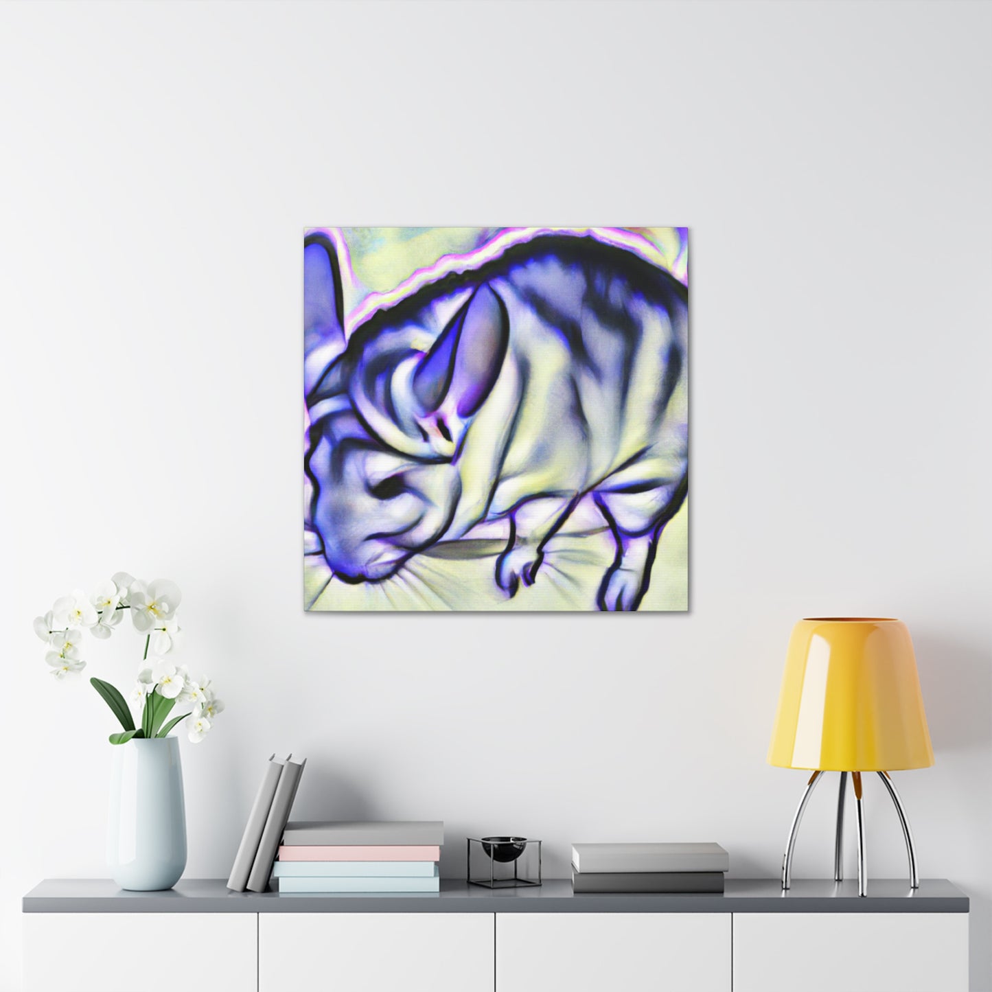 Chinchilla in Abstraction - Canvas